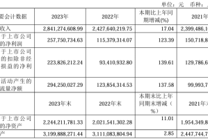 605300佳禾食品2023年净利2.58亿同比增长123.39% 董事长柳新荣薪酬209.13万